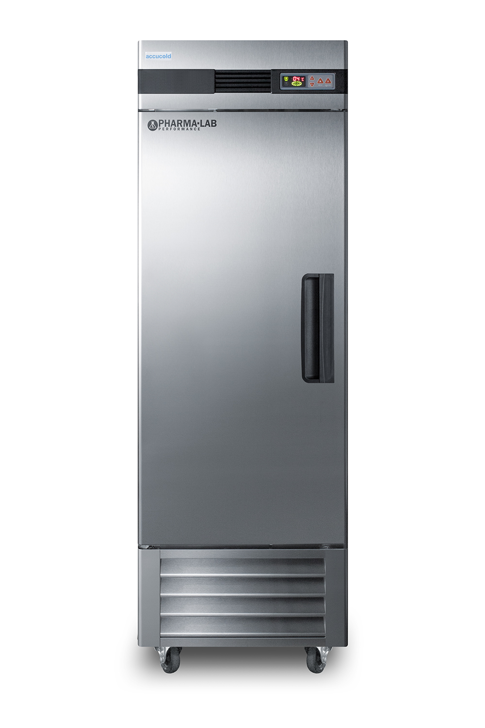 Performance series Pharma-Lab 23 cu.ft. all-refrigerator in stainless steel with left hand door swing
